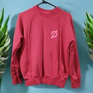 Spiritial Gangster X Pelaton Fusia Pink Sweatshirt Let Your Spirit Move You XS